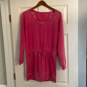 NWT Guess Sweatshirt Dress Pink Small